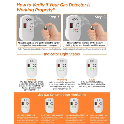 Detector de Gas Propano LPG