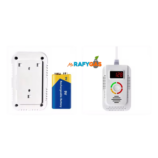 Detector de Gas Eléctrico y con Batería 9V
